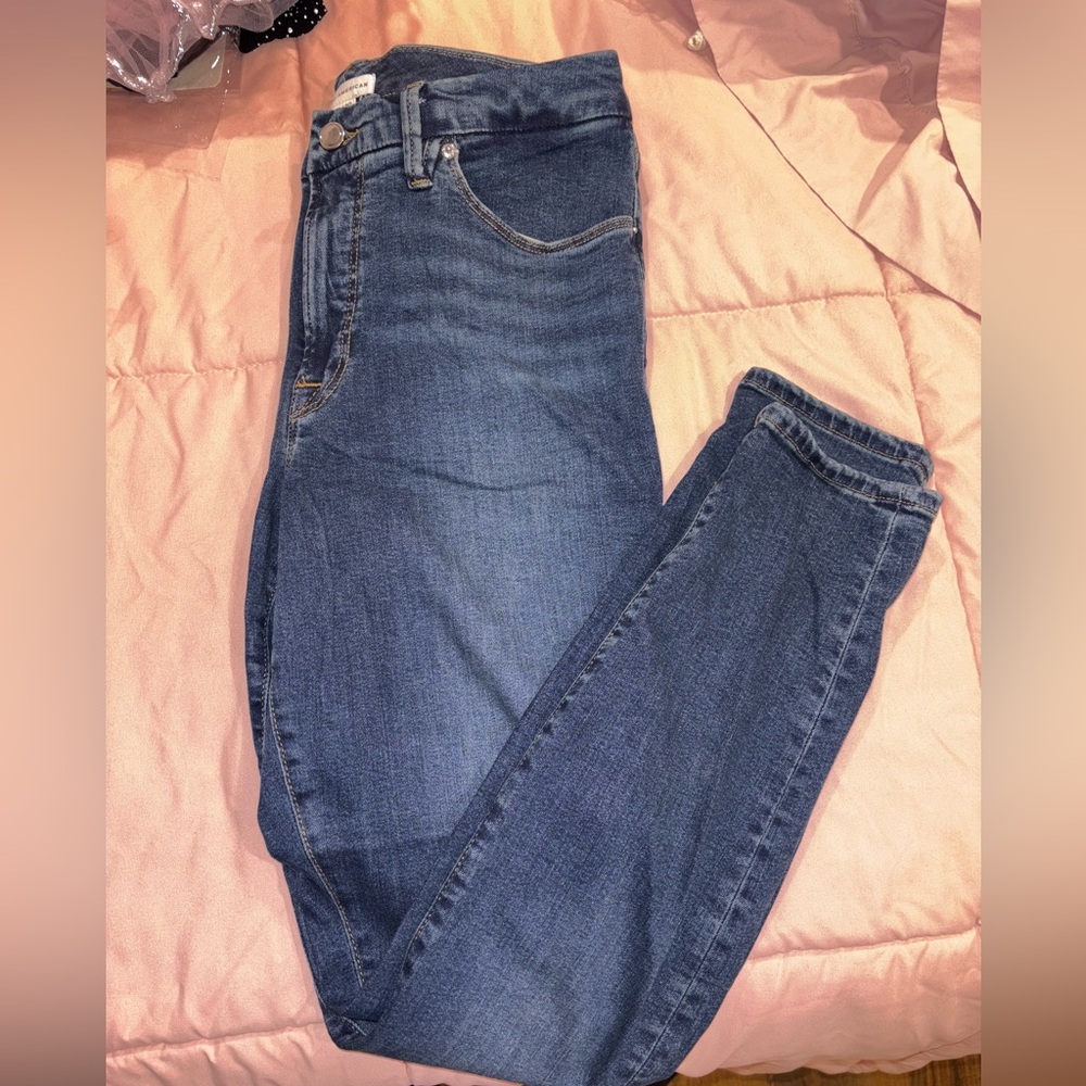Good American high rise skinny jeans